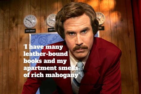 best ron burgundy quotes|ron burgundy jogging quote.